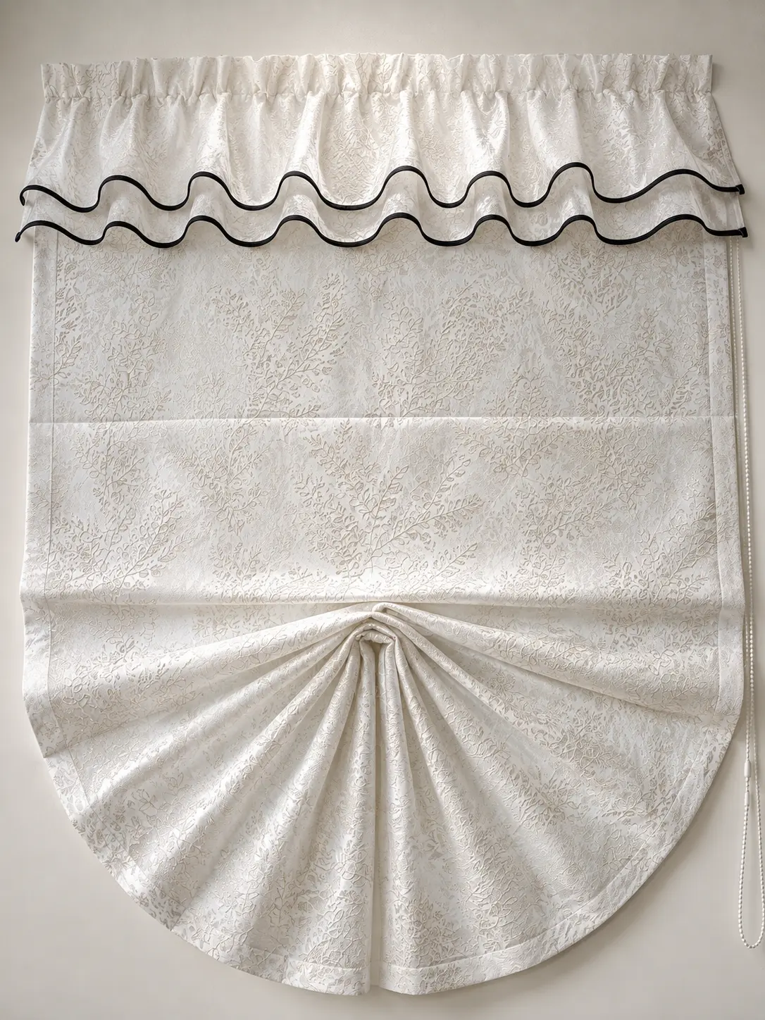 Sheer curtains filtering natural daylight